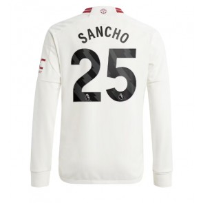 Manchester United Jadon Sancho #25 Koszulka Trzecich 2023-24 Długi Rękaw
